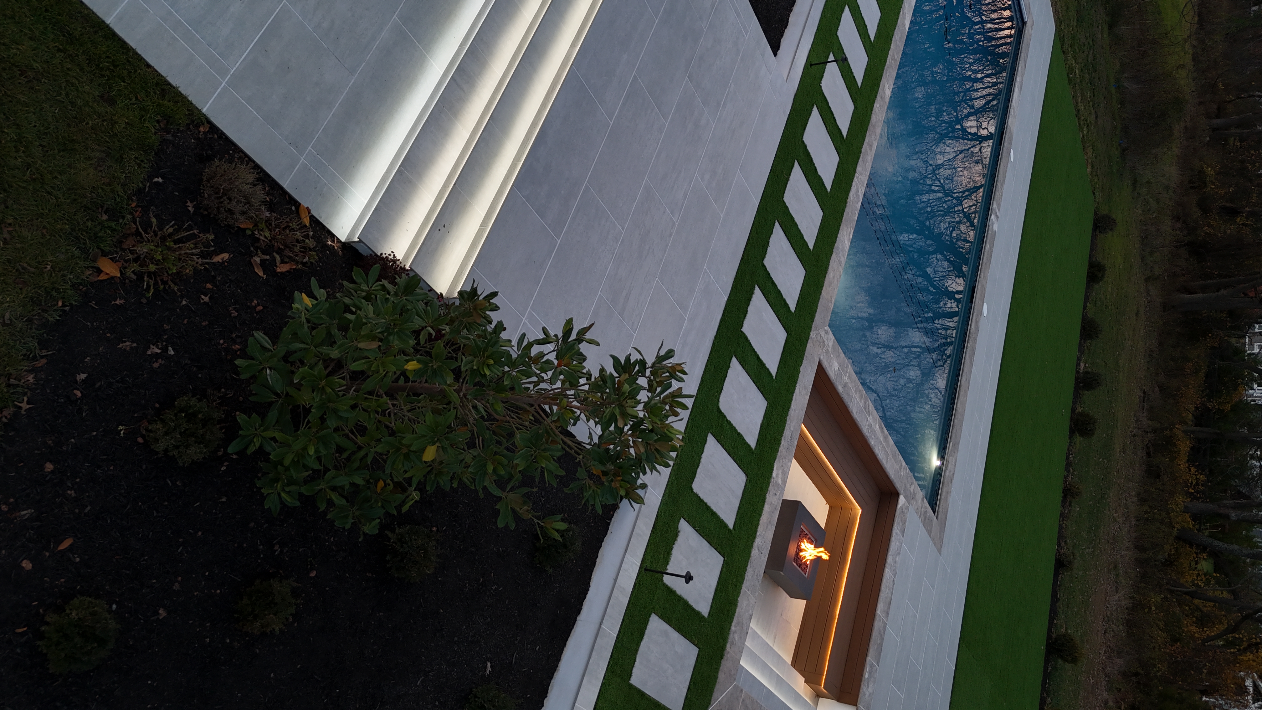 Blue Lightning Decks & Patios — Ashburn VA project aerial